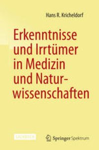 cover of the book Erkenntnisse und Irrtümer in Medizin und Naturwissenschaften