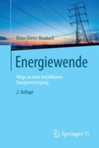 cover of the book Energiewende: Wege zu einer bezahlbaren Energieversorgung