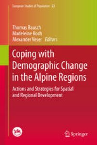 cover of the book Coping with Demographic Change in the Alpine Regions: Actions and Strategies for Spatial and Regional Development