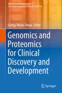 cover of the book Genomics and Proteomics for Clinical Discovery and Development