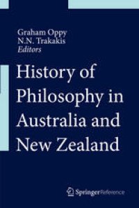 cover of the book History of Philosophy in Australia and New Zealand