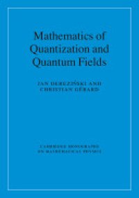 cover of the book Mathematics of Quantization and Quantum Fields