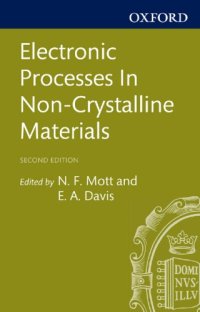 cover of the book Electronic Processes in Non-Crystalline Materials