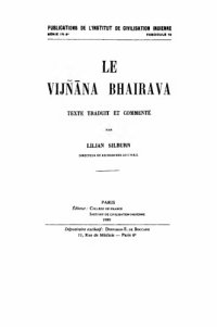 cover of the book Le Vijñāna Bhairava