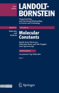 cover of the book Asymmetric Top Molecules. Part 3