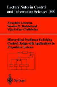 cover of the book Hierarchical nonlinear switching control design with applications to propulsion systems