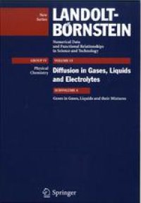 cover of the book Gases in Gases, Liquids and their Mixtures