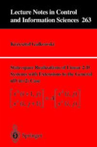 cover of the book State-space realisations of linear 2-D systems with extensions to the general nD (n&gt;2) case