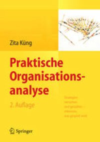 cover of the book Praktische Organisationsanalyse: Strategien verstehen und gestalten – erkennen, was gespielt wird