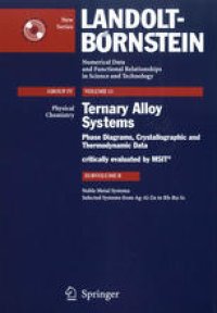 cover of the book Noble Metal Systems. Selected Systems from Ag-Al-Zn to Rh-Ru-Sc