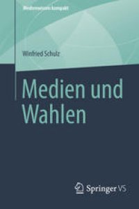 cover of the book Medien und Wahlen