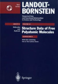 cover of the book Molecules containing One or Two Carbon Atoms