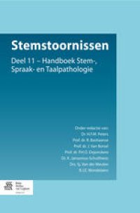 cover of the book Stemstoornissen: Handboek Stem–, Spraak– en Taalpathologie 11