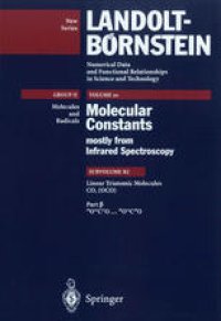 cover of the book Linear Triatomic Molecules - OCO. Part b