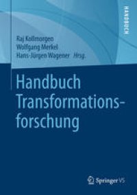 cover of the book Handbuch Transformationsforschung