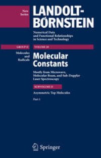 cover of the book Asymmetric Top Molecules. Part 1