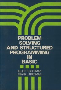 cover of the book Problem solving and structured programming in BASIC