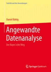 cover of the book Angewandte Datenanalyse: Der Bayes'sche Weg