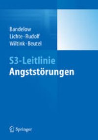 cover of the book S3-Leitlinie Angststörungen