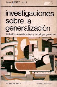 cover of the book Investigaciones sobre la Generalización