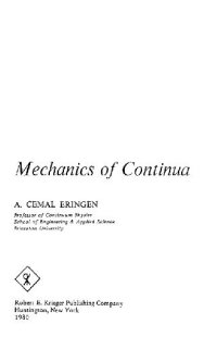 cover of the book Mechanics of continua