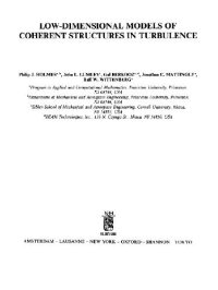 cover of the book Low-dimensional models of coherent structures in turbulence