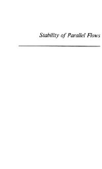 cover of the book Stability of Parallel Flows
