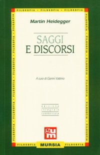 cover of the book Saggi e discorsi