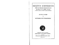 cover of the book Sextus Empiricus