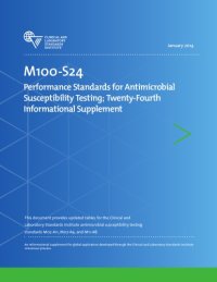 cover of the book Performance Standards for Antimicrobial Susceptibility Testing; Twenty-Fourth Informational Supplement