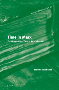 cover of the book Time in Marx: The Categories of Time in Marx’s Capital