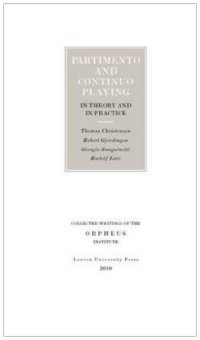 cover of the book Partimento and Continuo Playing in Theory and in Practice