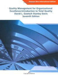 cover of the book Quality Management for Organizational Excellence: Introduction to Total Quality