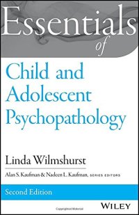 cover of the book Essentials of Child and Adolescent Psychopathology