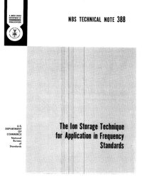 cover of the book The Ion Storage Technique for Application in Frequency Standards