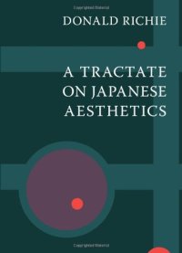 cover of the book A Tractate on Japanese Aesthetics