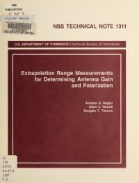 cover of the book Extrapolation Range Measurements for Determining Antenna Gain and Polarization