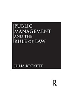 cover of the book Public Management and the Rule of Law