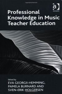 cover of the book Professional Knowledge in Music Teacher Education