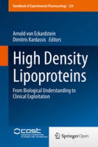 cover of the book High Density Lipoproteins: From Biological Understanding to Clinical Exploitation