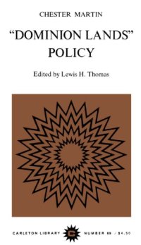 cover of the book Dominion Lands Policy