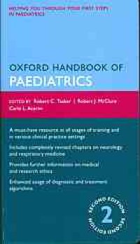 cover of the book Oxford handbook of paediatrics