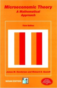 cover of the book Microeconomic theory : A Mathematical Approach