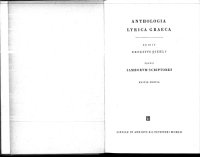 cover of the book Anthologia Lyrica Graeca Fasc. 3 Iamborum Scriptores