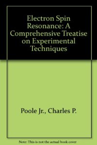 cover of the book Electron Spin Resonance: A Comprehensive Treatise on Experimental Techniques