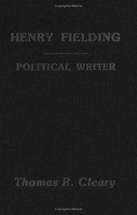 cover of the book Henry Fielding: A Political Writer