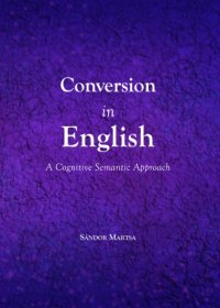 cover of the book Conversion in English: A Cognitive Semantic Approach