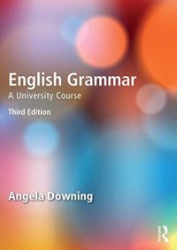 cover of the book English Grammar: A University Course