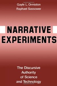 cover of the book Narrative Experiments: The Discursive Authority of Science and Technology