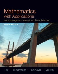 cover of the book Mathematics with Applications In the Management, Natural and Social Sciences